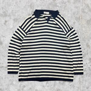 90's Made in Italy Olsen Classic Striped Long Sleeve Shirt